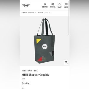 Mini cooper tote bag